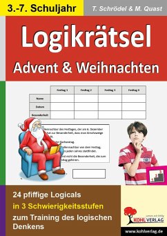 Logikrätsel Advent & Weihnachten - Schrödel, Tim;Quast, Moritz