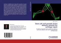 Stem cell and growth factor delivery vehicles for cartilage repair
