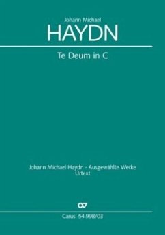 Te Deum in C (Klavierauszug) - Haydn, Michael