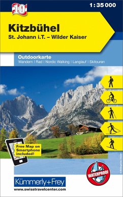 Kümmerly+Frey Outdoorkarte Österreich - Kitzbühel
