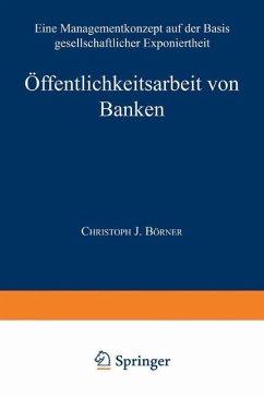 Öffentlichkeitsarbeit von Banken - Börner, Christoph J.