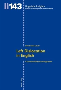 Left Dislocation in English - Tizón Couto, David