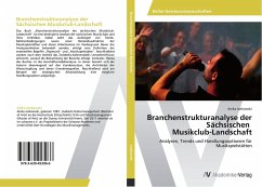 Branchenstrukturanalyse der Sächsischen Musikclub-Landschaft - Jankowski, Anika