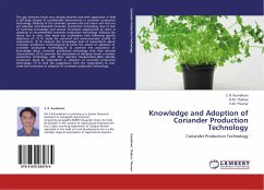 Knowledge and Adoption of Coriander Production Technology - Kumbhani, S. R.;Thakrar, D.M.;Thumar, V.M.