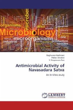 Antimicrobial Activity of Navasadara Satva - Hadimani, Raghuveer;Dindore, Pallavi;Rao, V. Nageswara