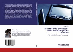 The influence of vendor¿s style on mobile phone usability