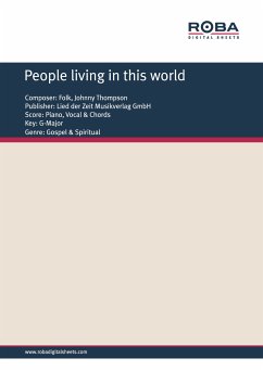 People living in this world (eBook, ePUB) - Thompson, Johnny