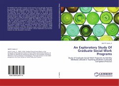 An Exploratory Study Of Graduate Social Work Programs - Lewis, Jr, Jack B.