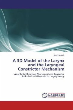 A 3D Model of the Larynx and the Laryngeal Constrictor Mechanism - Moisik, Scott