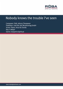 Nobody knows the trouble i've seen (eBook, PDF) - Thompson, Johnny