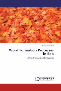 Word Formation Processes in Edo - Adeniyi, Harrison