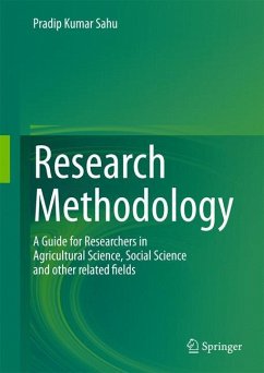 Research Methodology: A Guide for Researchers In Agricultural Science, Social Science and Other Related Fields - Sahu, Pradip Kumar