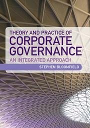 Theory and Practice of Corporate Governance - Bloomfield, Stephen
