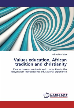 Values education, African tradition and christianity - Obuhatsa, Joshua