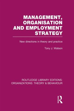 Management Organization and Employment Strategy (RLE - Watson, Tony