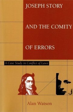 Joseph Story and the Comity of Errors - Watson, Alan