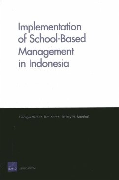 Implementation of School-Based Management in Indonesia - Vernez, Georges