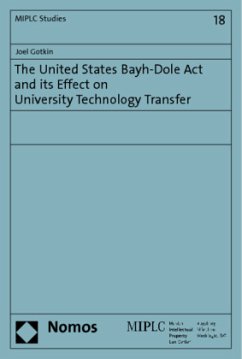 The United States Bayh-Dole Act and its Effect on University Technology Transfer - Gotkin, Joel