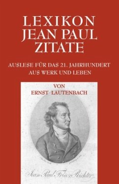 Lexikon Jean Paul Zitate - Lautenbach, Ernst