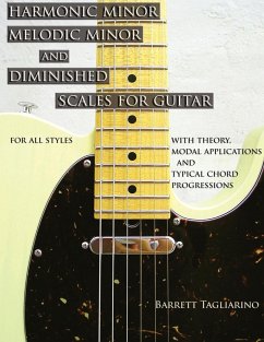 Harmonic Minor, Melodic Minor, and Diminished Scales for Guitar - Tagliarino, Barrett