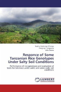 Responce of Some Tanzanian Rice Genotypes Under Salty Soil Conditions - Kashenge-Killenga, Sophia;Tongoona, Pangirayi;Derera, John