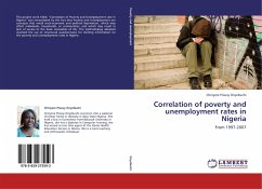Correlation of poverty and unemployment rates in Nigeria - Onyebuchi, Chinyere Piousy