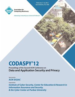 CODASPY 12 Proceedings of the Second ACM Conference on Data and Application Security and Privacy - Codaspy 12 Conference Committee