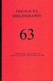A Bibliography for the Study of French Literature and Culture Since 1885