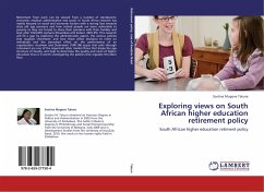 Exploring views on South African higher education retirement policy - Takure, Sostina Mugove