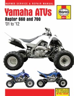 Yamaha Raptor 660 & 700 ATVs (01 - 12) Haynes Repair Manual - Ahlstrand, Alan