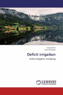 Deficit irrigation