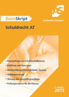 Cover BasisSkript Schuldrecht AT