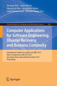 Cover Computer Applications for Software Engineering, Disaster Recovery, and Business Continuity