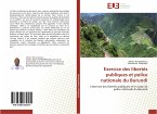 Exercice des libertés publiques et police nationale du Burundi