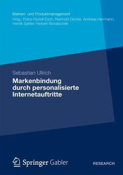 Markenbindung durch personalisierte Internetauftritte - Ullrich, Sebastian