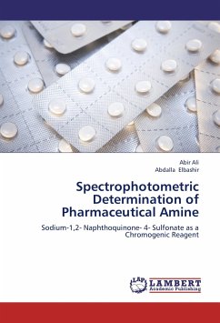 Spectrophotometric Determination of Pharmaceutical Amine