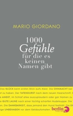 1000 Gefühle - für die es keinen Namen gibt - Giordano, Mario