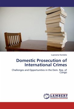 Cover Domestic Prosecution of International Crimes