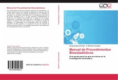 Manual de Procedimientos Bioestadísticos - Santana Porbén, Sergio;Canalejo, H. Martínez