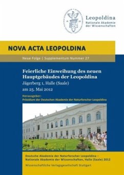 Cover Feierliche Einweihung des neuen Hauptgebäudes der Leopoldina