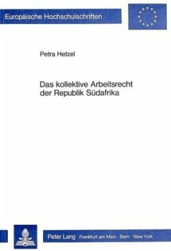 Cover Das kollektive Arbeitsrecht der Republik Südafrika