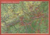 Reliefpostkarte Rhein-Main-Region Reliefpostkarte Rhein-Main-Region