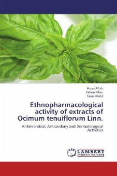 Ethnopharmacological activity of extracts of Ocimum tenuiflorum Linn.