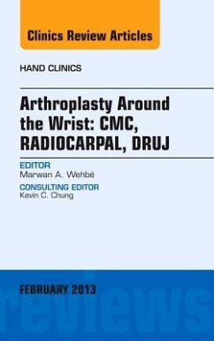 Arthroplasty Around the Wrist: Cme, Radiocarpal, Druj, an Issue of Hand Clinics - Wehbe, Marwan A
