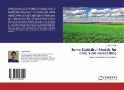 Some Statistical Models for Crop Yield Forecasting
