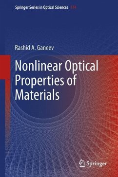 Nonlinear Optical Properties of Materials - Ganeev, Rashid A