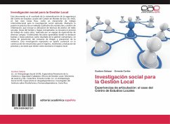 Investigación social para la Gestión Local - Salazar, Gustavo;Cortés, Ernesto