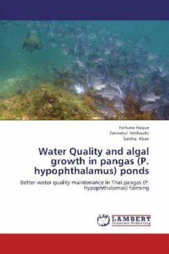 Water Quality and algal growth in pangas (P. hypophthalamus) ponds