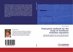 Fixed point methods for the study of semilinear evolution equations