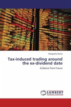Tax-induced trading around the ex-dividend date - Ilková, Margaréta